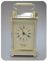 sterling silver carriage clock